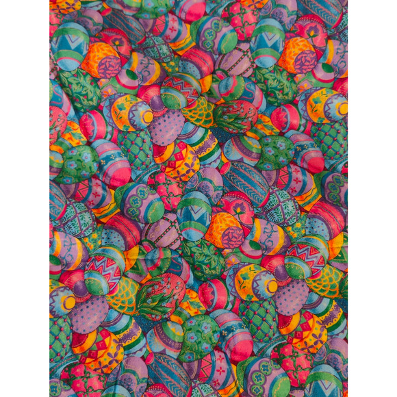 3-3 yard 90's Easter Print Crafting Fabric 9 yards total - Picture 1 of 6